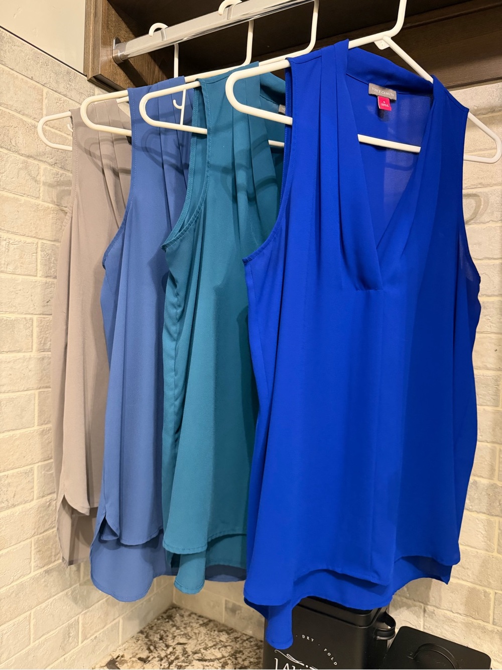 Vince Camuto Sleeveless V-Neck Blouse - Bundle of 4